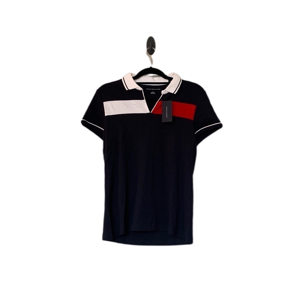 Tommy Hilfiger Polo Women’s Shirt Short Sleeve Red